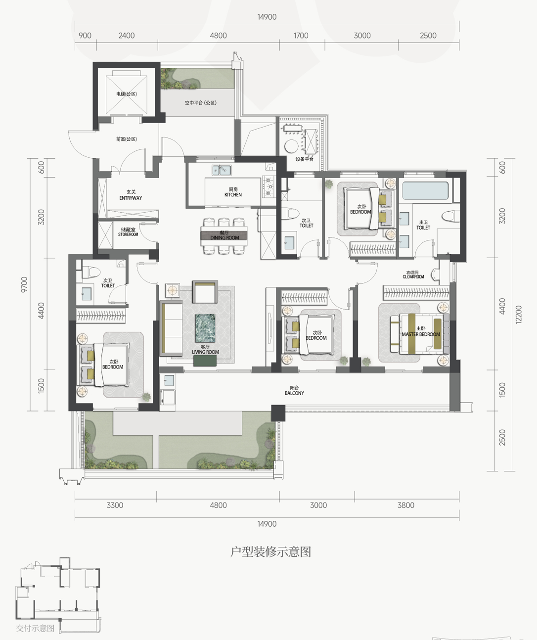 160四代宅户型图